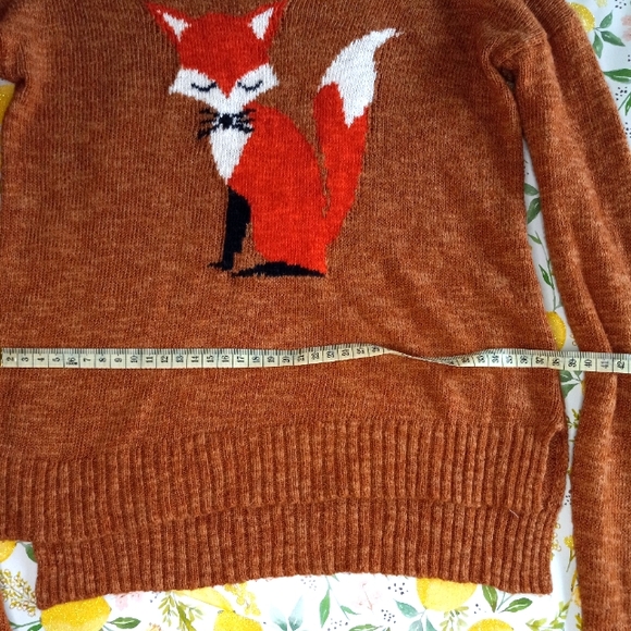 ☆3/$20* Red Camel Brand Knit Sweater with Fox. Bracelet and Fuzzy Hair Kaboober - Picture 4 of 7